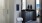 a bathroom with a glass shower